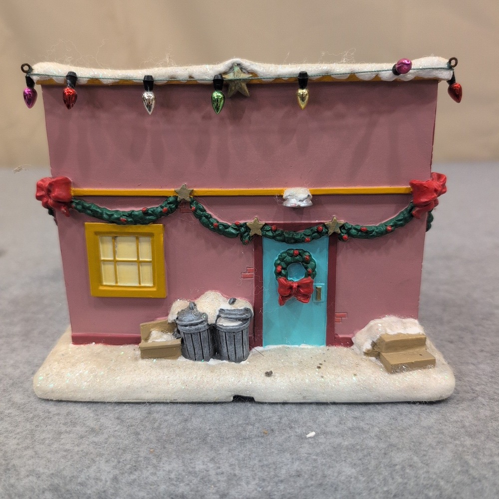 The Simpsons Christmas Village King Toots Music Store Light Up Building Decor - Picture 4 of 9